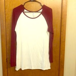 Super soft baseball style tee